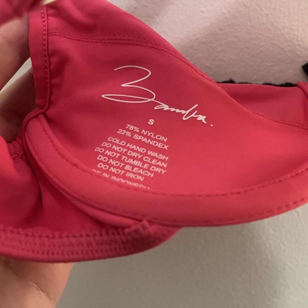 BĀMBA SWIM Hot Pink BELLA Bra! RARE! :*:･ﾟ★,｡･:*:･ﾟ☆｡･:*:･ﾟ★,｡･:*:･ﾟ☆ - Picture 7 of 7